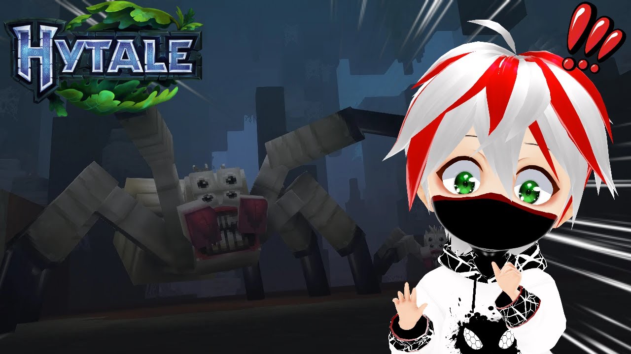 LAS CUEVAS de HYTALE me dieron ARACNOFOBIA 😱
