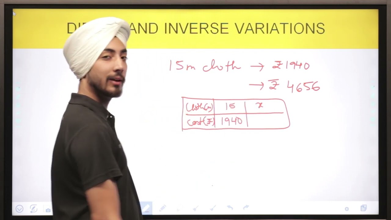 RIMC Maths- Direct and Inverse Variations | RIMC Maths Class 2022 | RIMC Coaching Classes 2023