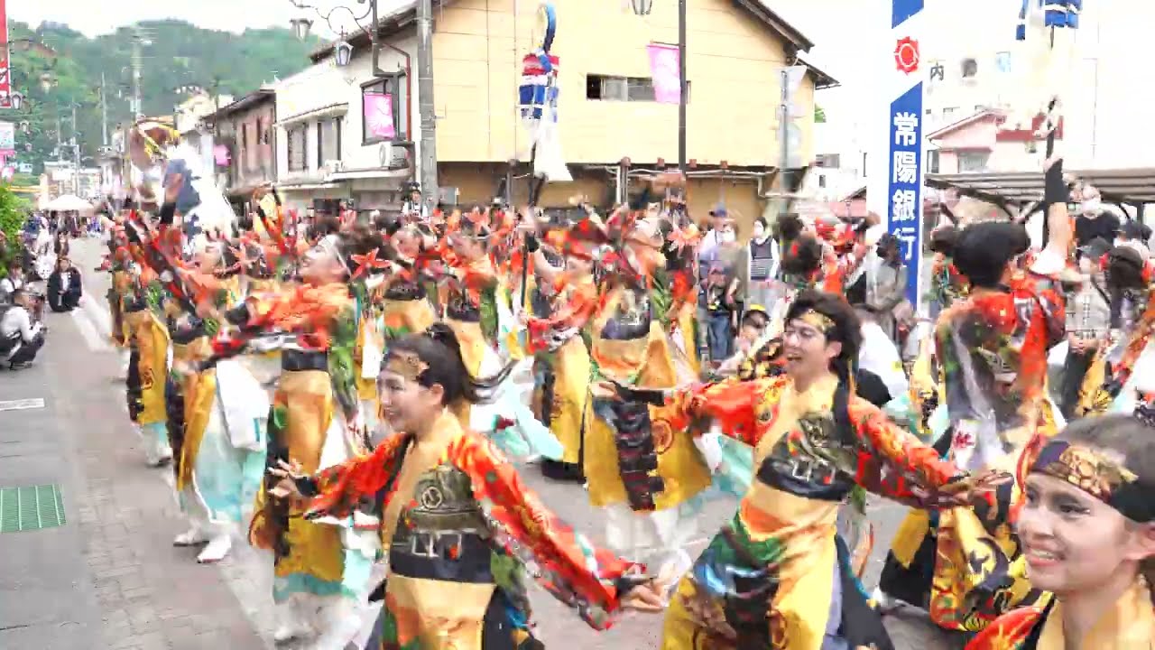 勢や ♪日光燦美〜芽吹く命と薫る史〜【4K_APSC_100Mbps】／駅前流し踊り第1会場／第21回常陸国YOSAKOI祭り2024（2日目）