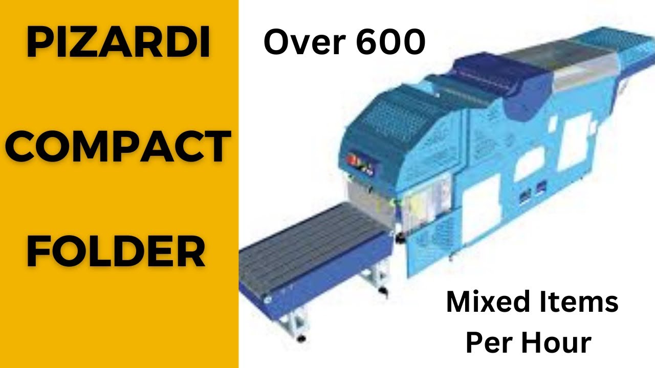 Pizardi Compact Folder - Folding over 600 Mixed Items Per Hour
