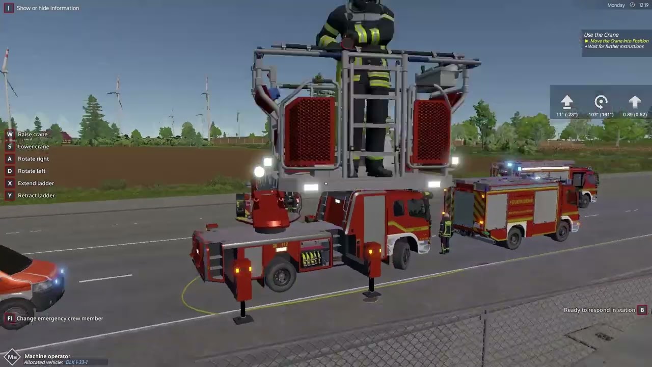 Notruf 112. Big truck fire. Explosion!