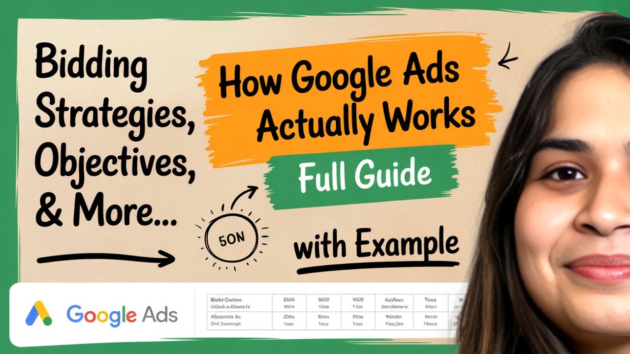 Bidding Strategies, Objectives, & More | Google Ads Course | By Akshita Bhatt | Part #1