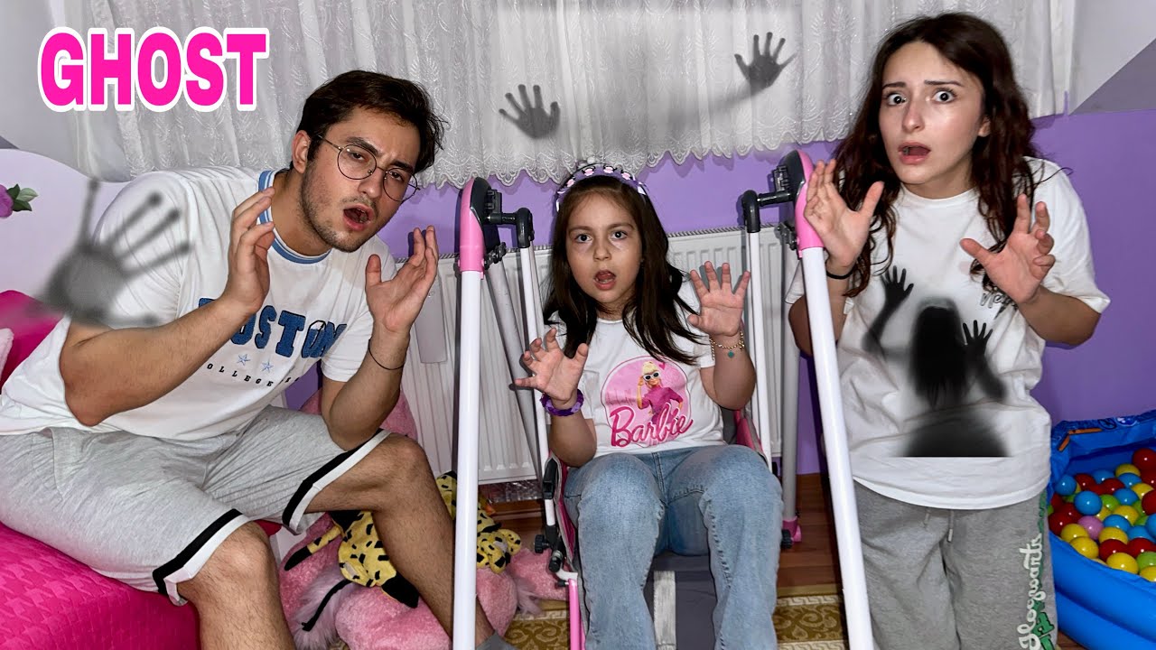 ZEYNEP VE HİRANUR EVİMİZDE GHOST HAYALET VAR‼️