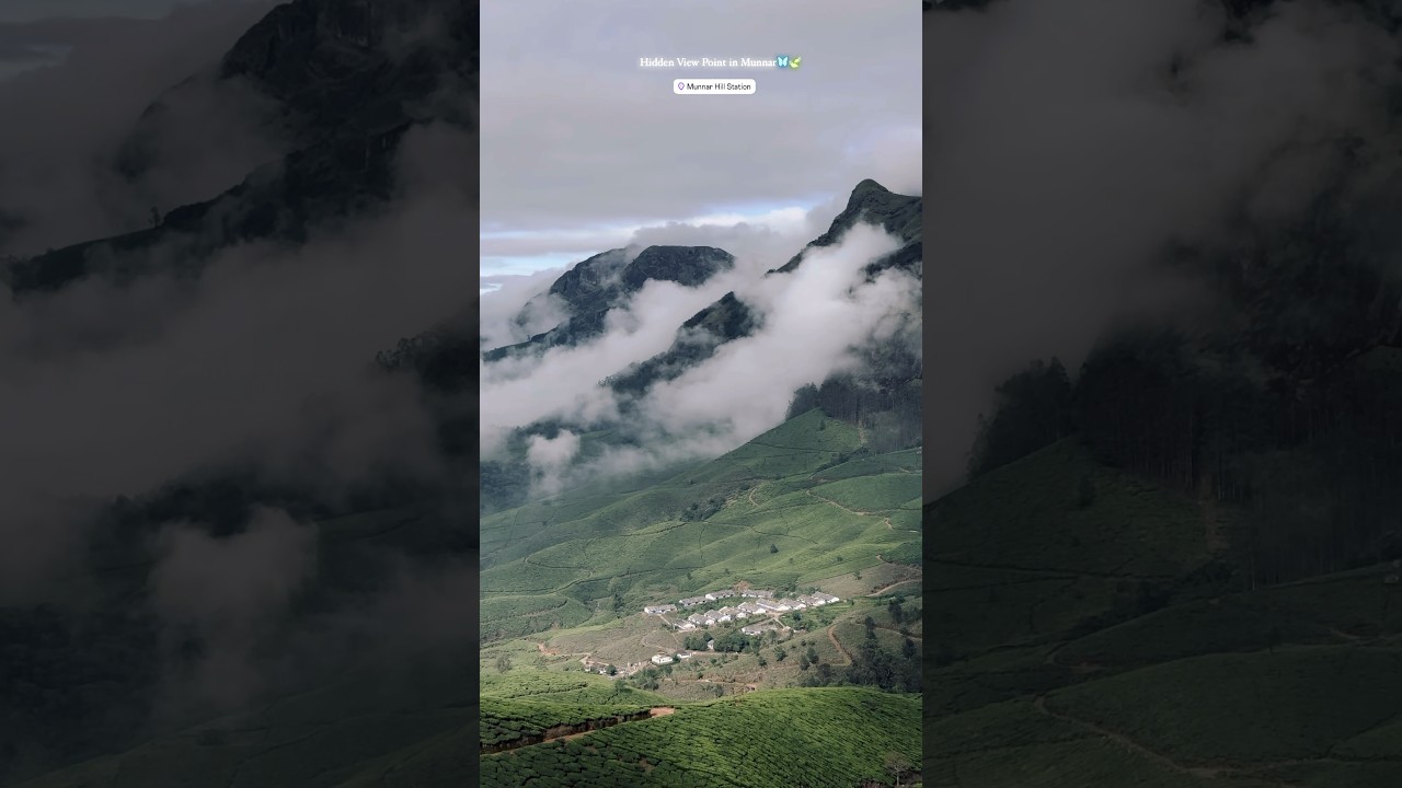 Hidden View point😱 in Munnar🍃🫧 | For Exact Location DM❤️&zwj;🔥 | #rtr #rtrvlogs