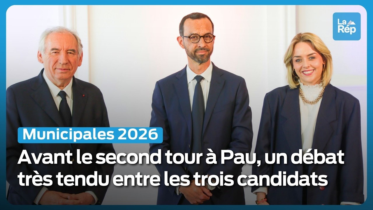 Élections municipales à Pau : le débat du second tour entre les trois candidats a été tendu