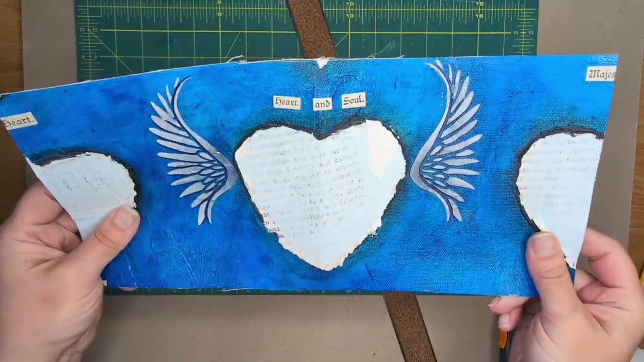 Урок по созданию обложек для дневника на тему Дня святого Валентина на холсте