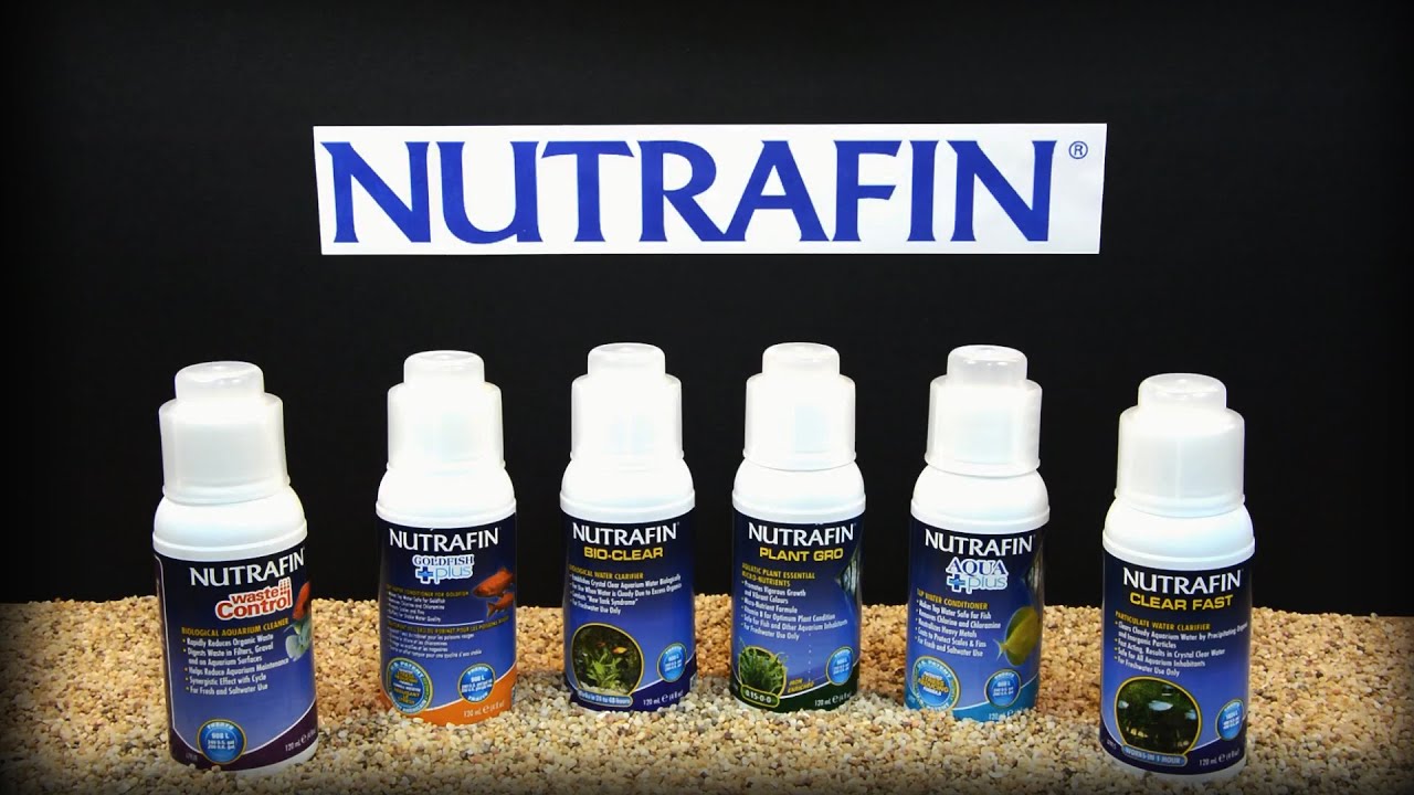 # من أهم العلاجات المستخدمة لأحواض الأسماك ( NUTRAFIN ) ..