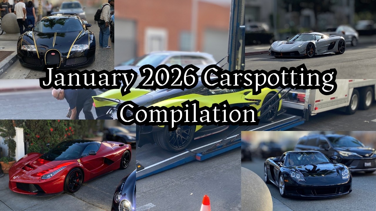 JANUARY MAYHEM (2026) | Valkyrie, Carrera GT, Laferrari, Bugattis, and more!