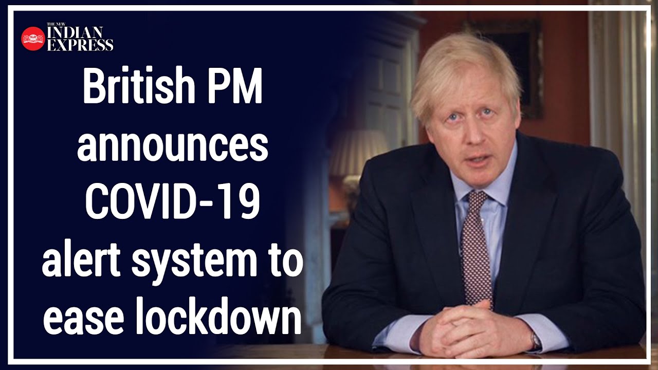 British PM announces COVID-19 alert system to ease lockdown
