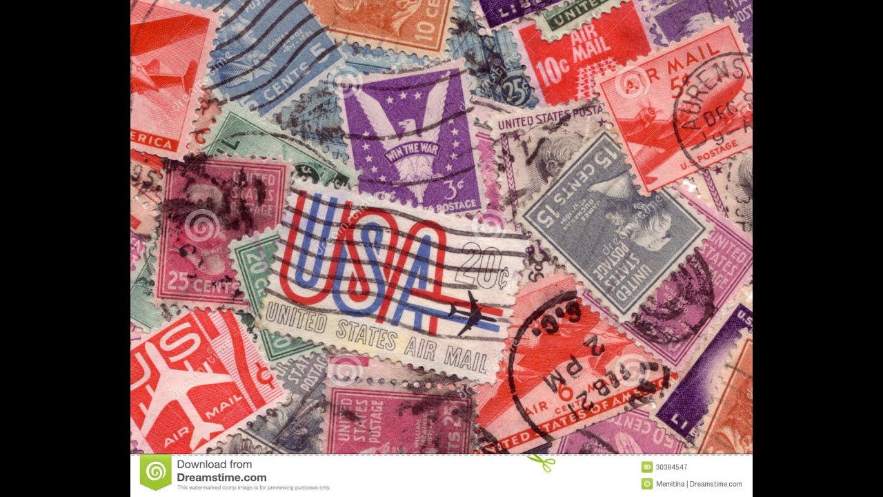 46 Rare Postal / Postage Stamps Collection