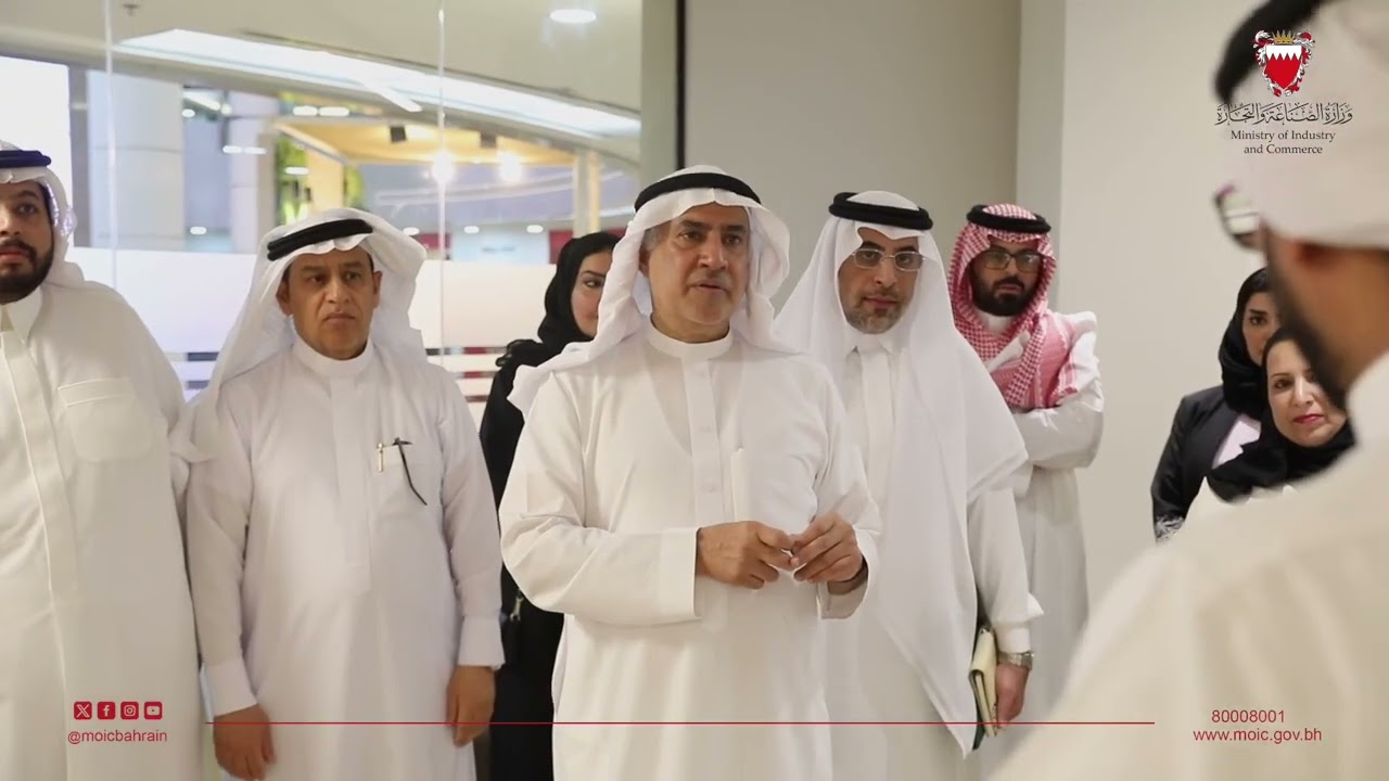 وزير الصناعة والتجارة يعقد اجتماعًا مع وفد الجانب السعودي بمجلس الاعمال السعودي البحريني المشترك