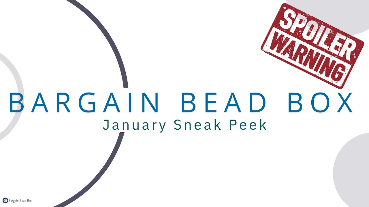 Внимание: СПОЙЛЕРЫ! Предварительный показ коллекции Bargain Bead Box за январь 2026 года с участи...