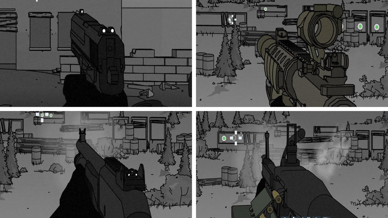 Sierra 7 - All Weapons Showcase (Flash Game)