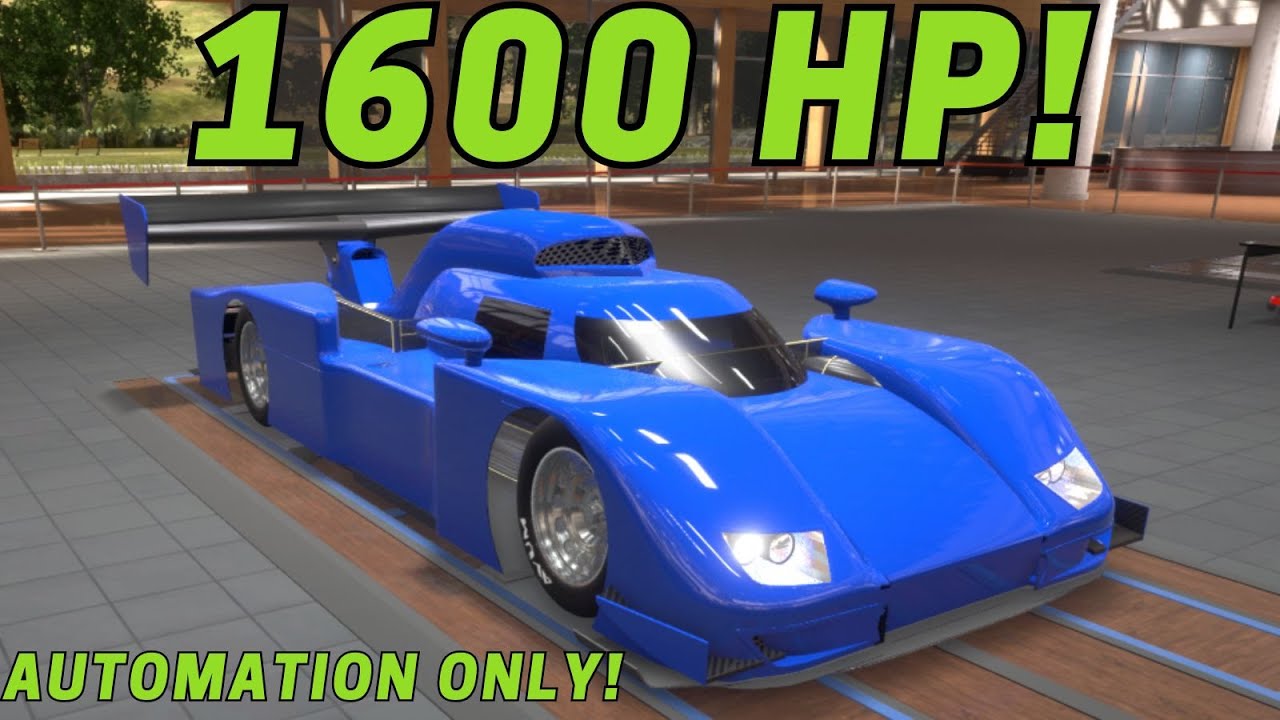 FLAT 6 TWINCHARGED RACECAR - Automation the car company tycoon
