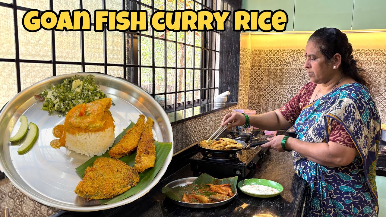 Goan Fish Thali Served In Different Way /Kalundar Fish Curry/ Kalundar, Muddoshi Fish Fry 