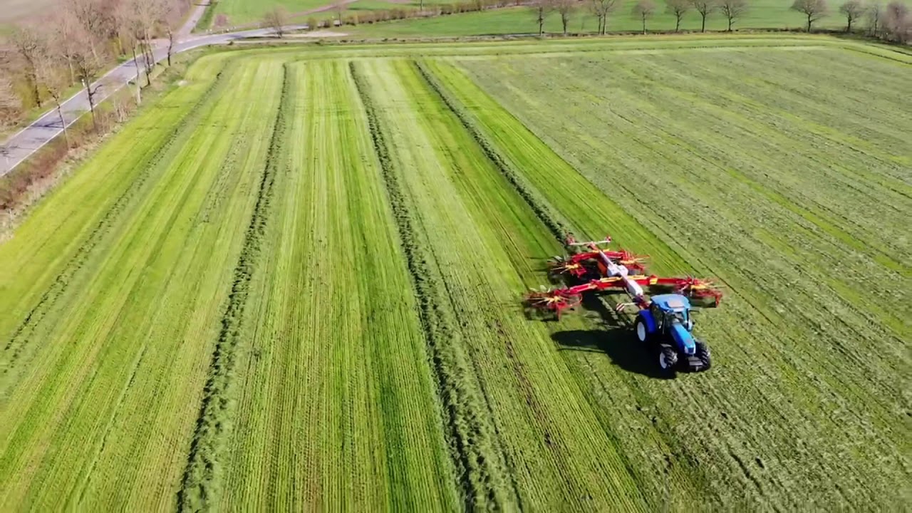 Gras Ernte von Anfang bis Ende. Mit Unterstützung vom LU KaPe aus Sillerup