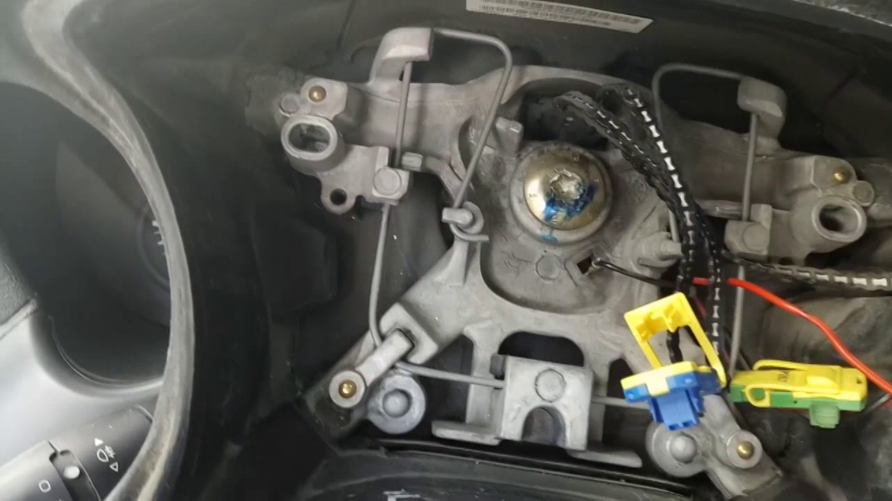 Citroen Berlingo II/ Partner 2005 – Снять-установить Руль, SRS AirBag, Подрулевое управление