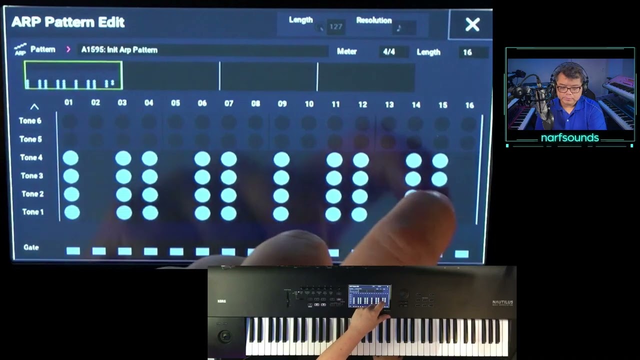 Создайте арпеджио-паттерн для A Little Respect от Erasure Korg Nautilus | Ultimate Covers 101