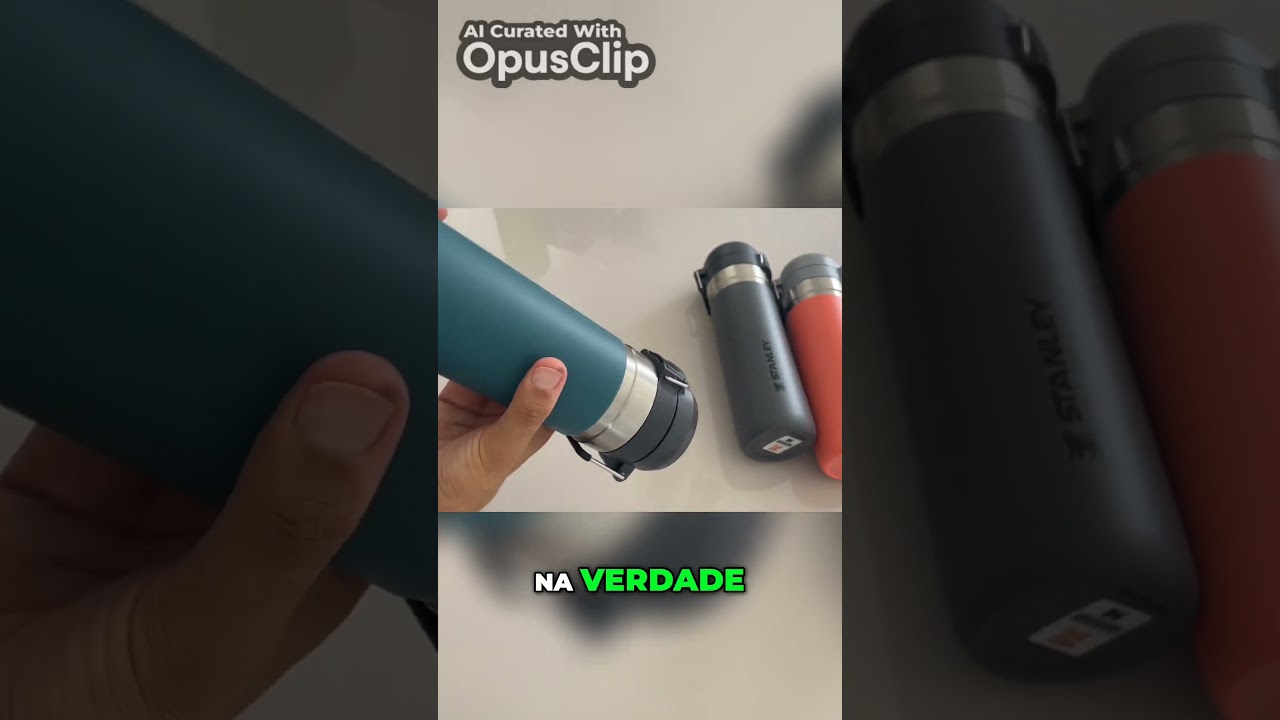 Garrafa STANLEY Quick Flip - An&aacute;lise sincera 3 #shorts #cortes