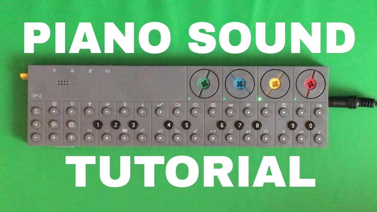 OP-Z Tutorial - How to make a good piano sound