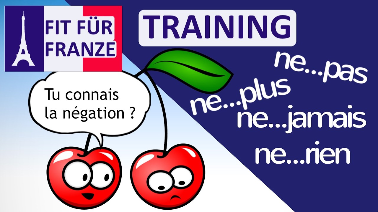 Bist du FIT für französische Verneinungen? 2. Lernjahr Französisch | #französischlernen