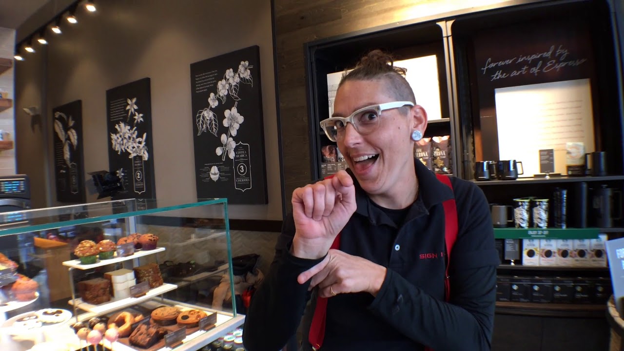 Sign1News: Starbucks opens first signing store! (HD)