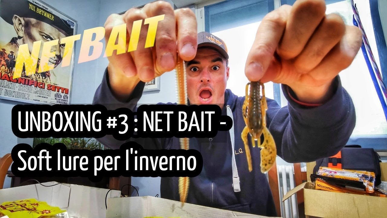 BASS FISHING : UNBOXING #3 - NET BAIT - Soft Bait per l'inverno