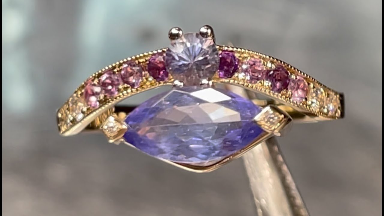 Marchioness Jewelry Boutique presents: the creation of a unique ring with gemstones and  diamonds.