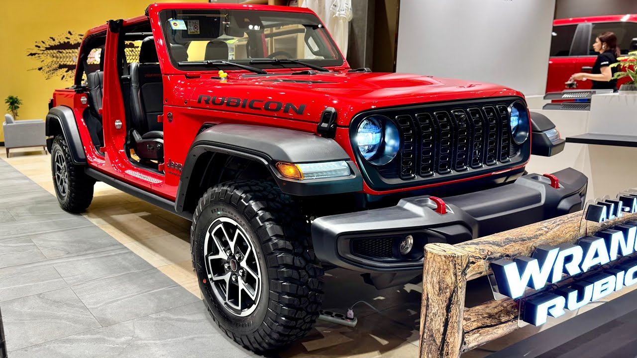 2025 JEEP® WRANGLER Rubicon 3.6L V6: Firecracker Red | Top-Tier Off-Road Vehicle