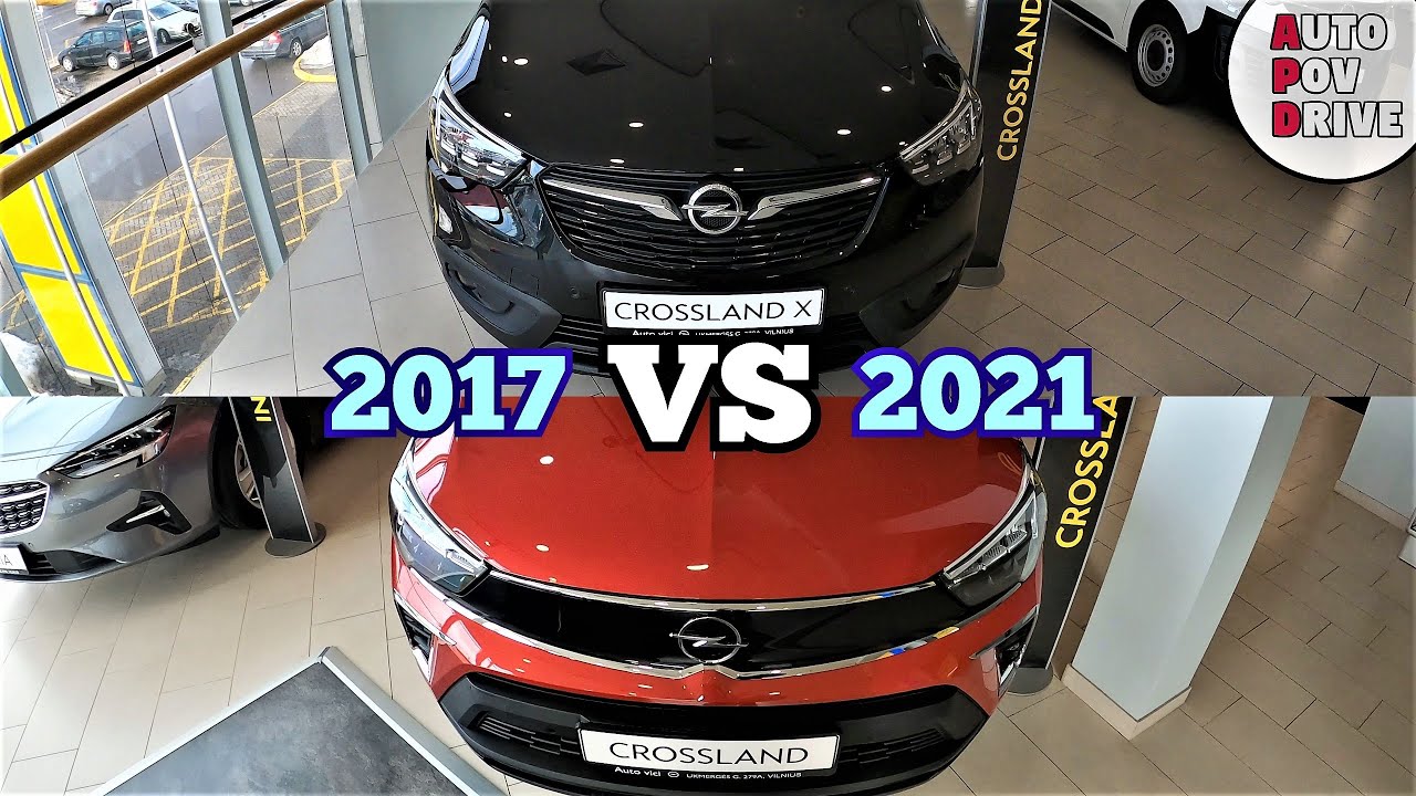Opel Crossland NEW vs OLD - interior - exterior comparison