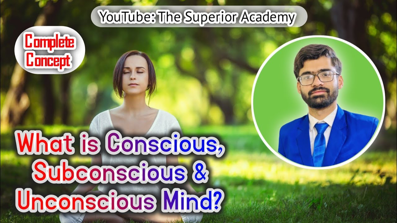 What is Conscious Subconscious and Unconscious mind in Hindi| Urdu