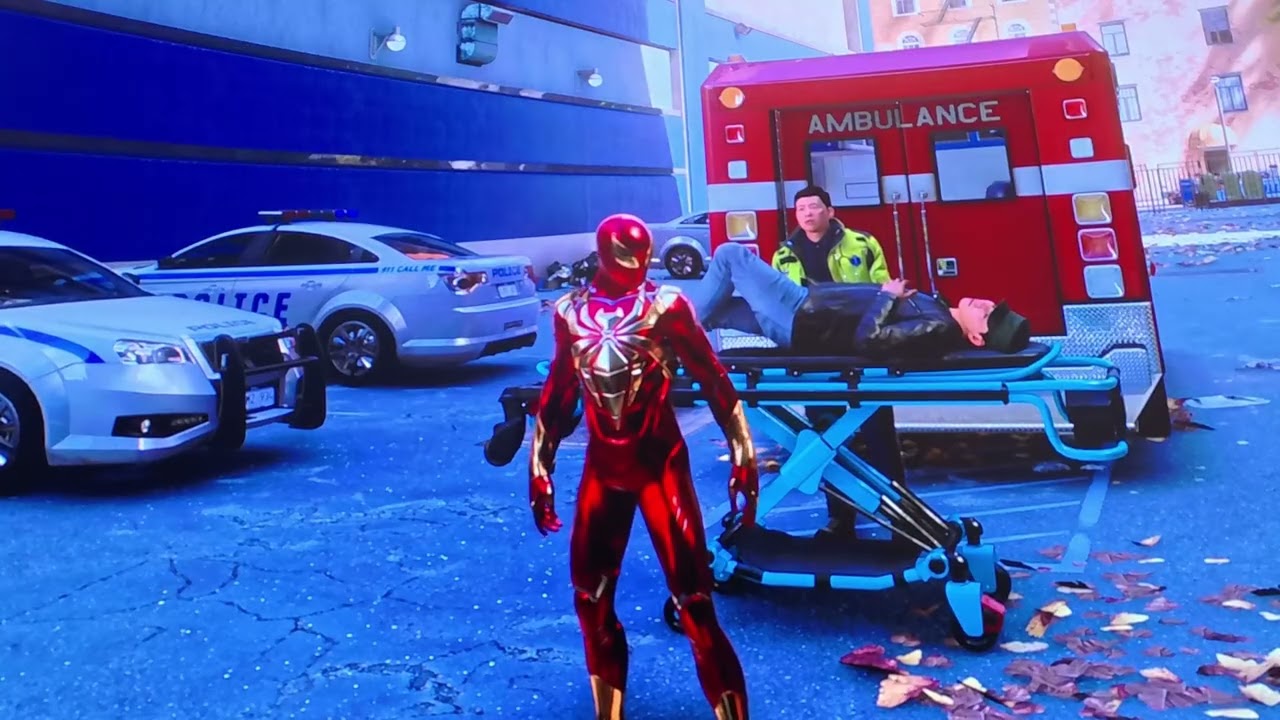 SPIDER MAN IRON SPIDER SUIT  😎🤟🕷️🕸️🤕🥊