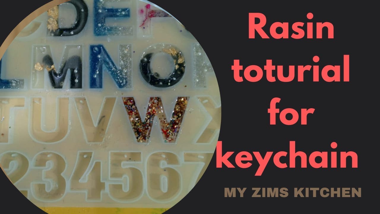 How to make resin art key chain  | resin  art for beginner |  of make the resin art key chain