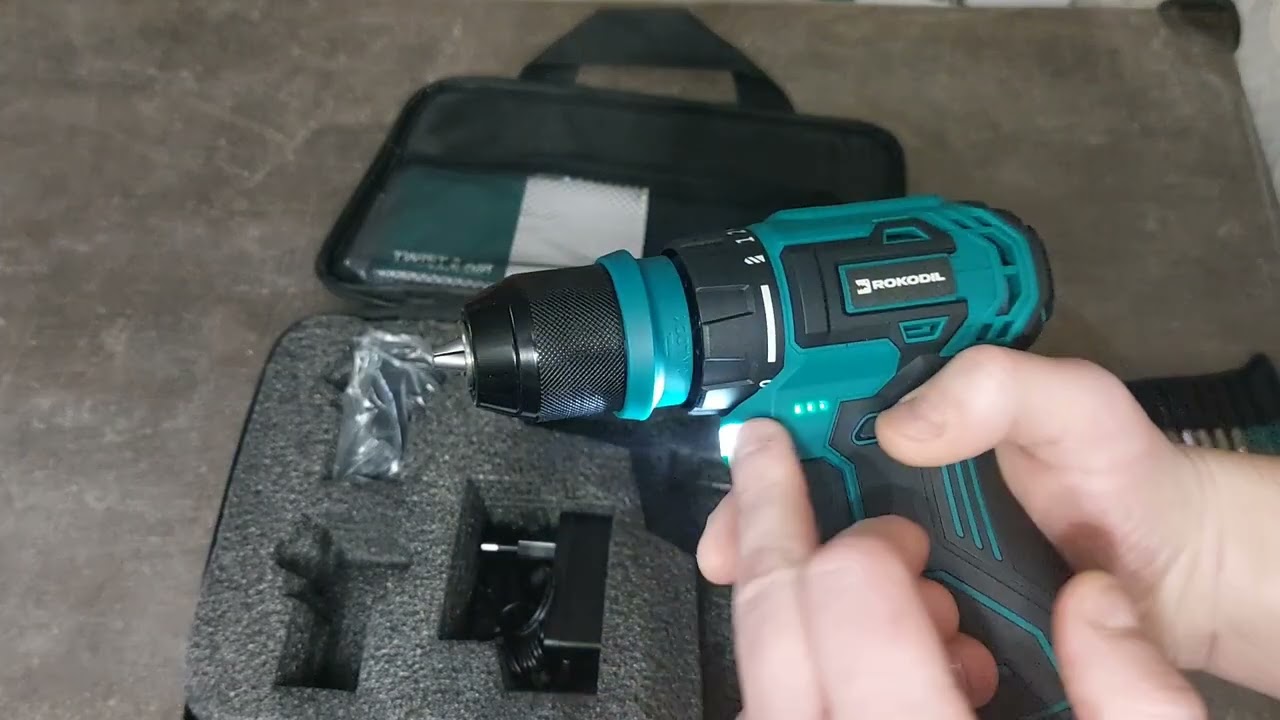 Мощный Малыш.Шуруповёрт Rokodil Twist 2 Air.Краткий Обзор.
