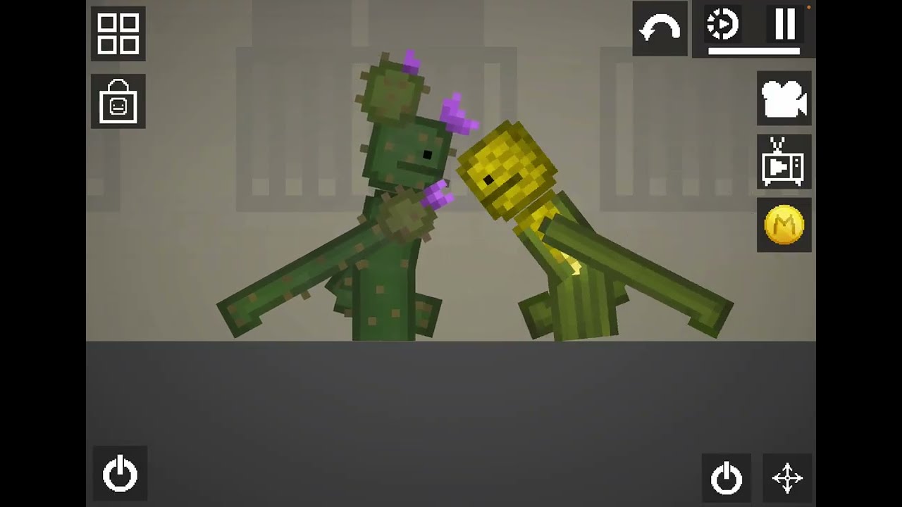 Cactus and corn