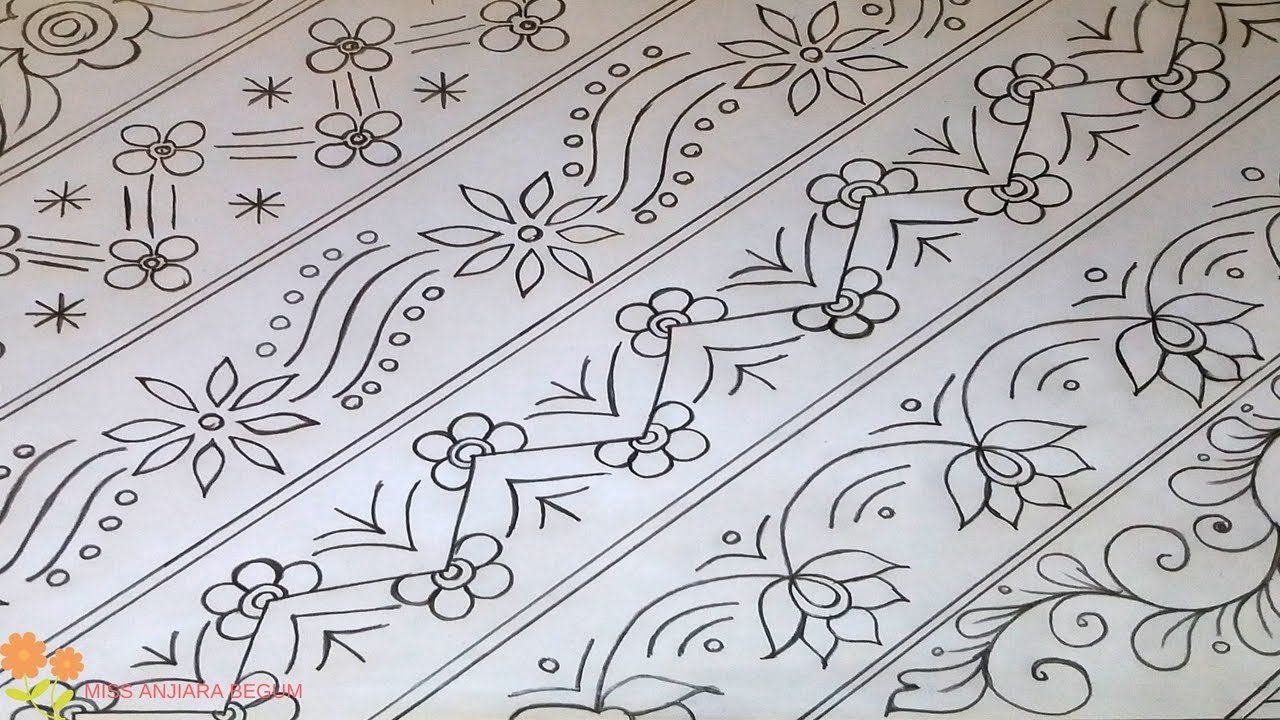 Nakshi kantha design-68,How to make Nokshi katha,নকশী কাথার ডিজাইন, नोक्षी कथा डिजाइन