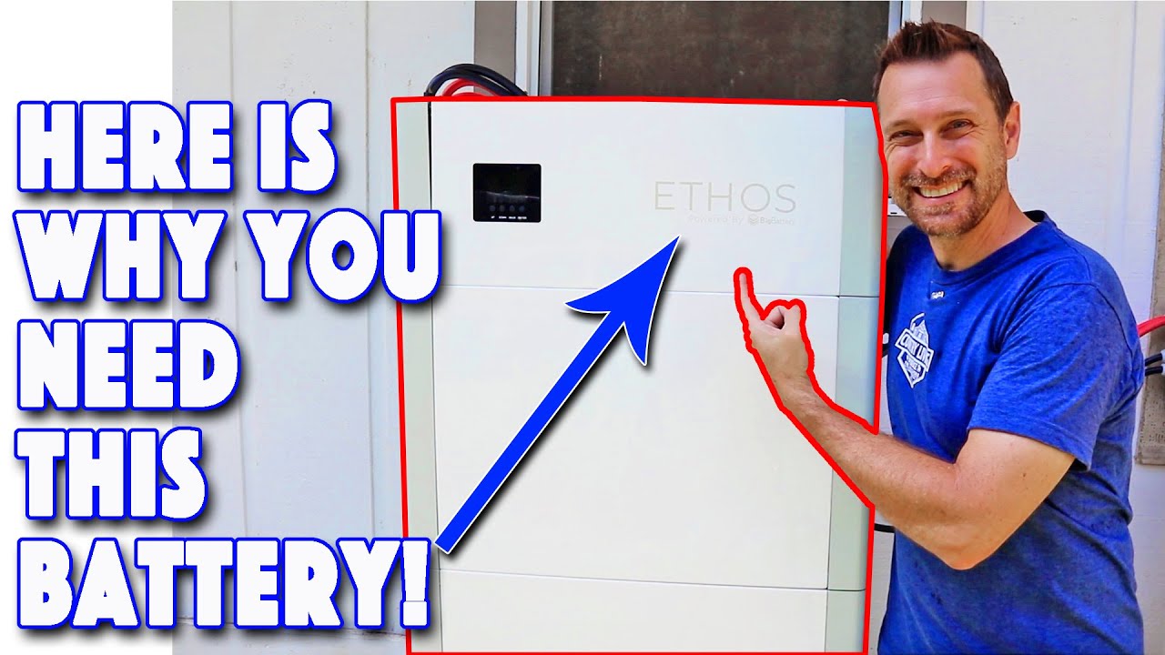 Transformable Solar Home Battery System That Will Fit Almost ANYWHERE! BigBattery Ethos 48V