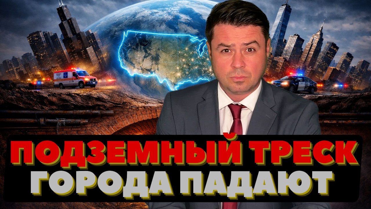 Города падают. Провал и треск под землёй. Горят древние растения