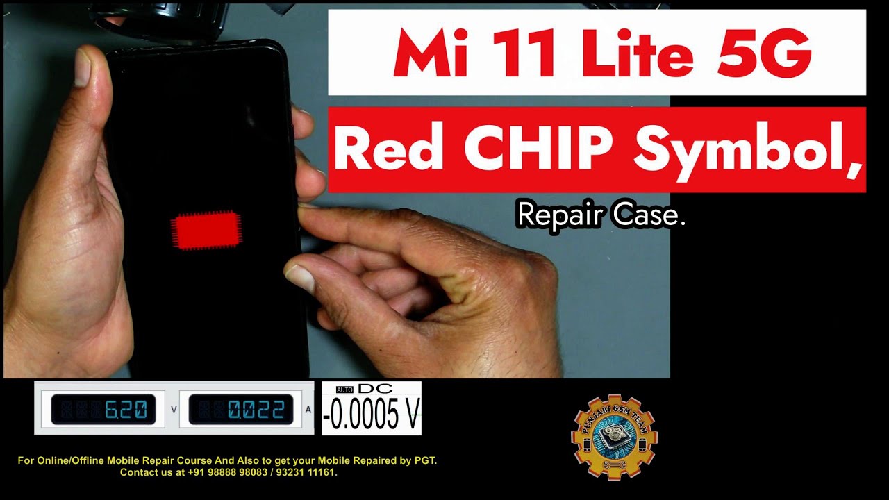 Mi 11 Lite 5G RED CHIP Symbol and No Normal Boot, Repair Case by PGT. Part 1.