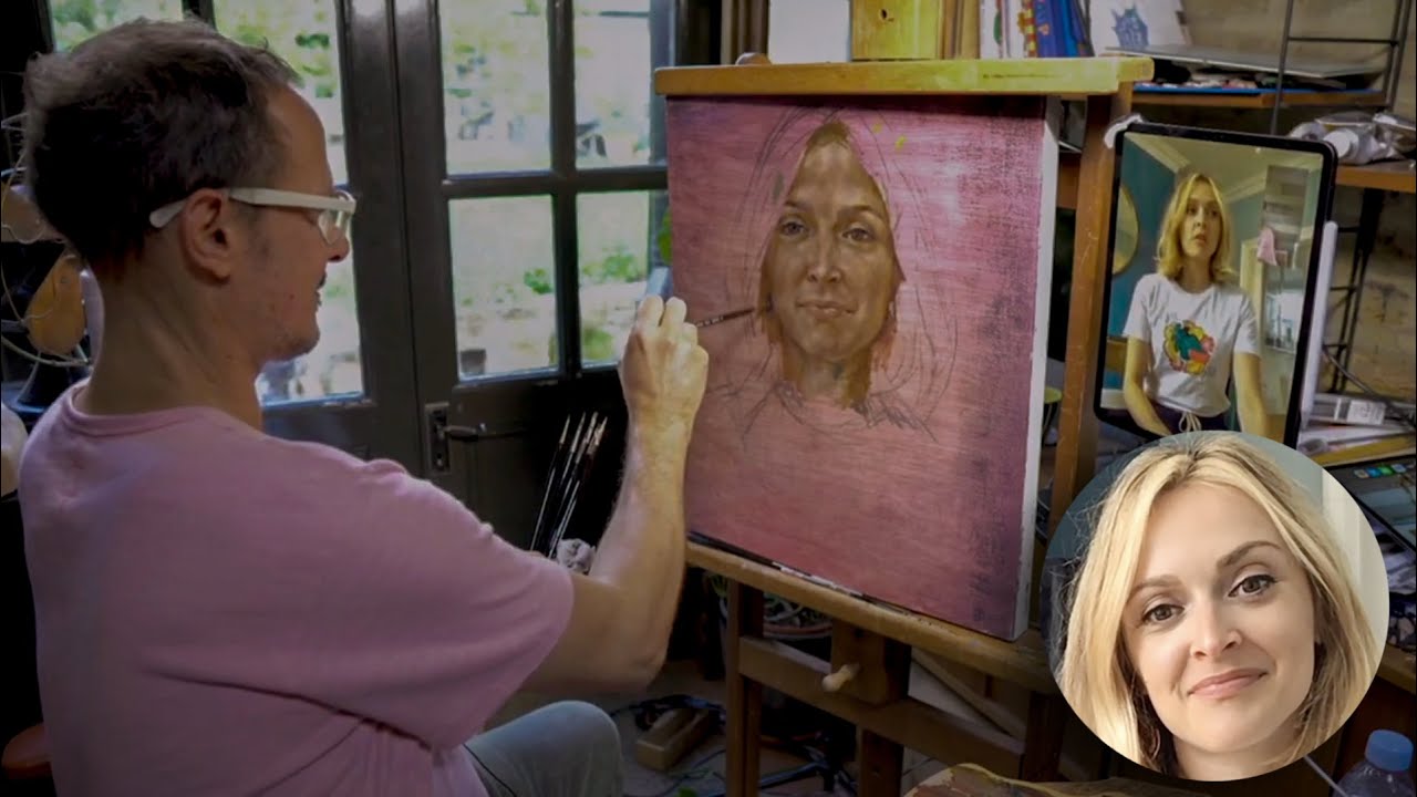 On starting Happy Place. Facetime Portraits: Jonathan Yeo paints Fearne Cotton. Part 3