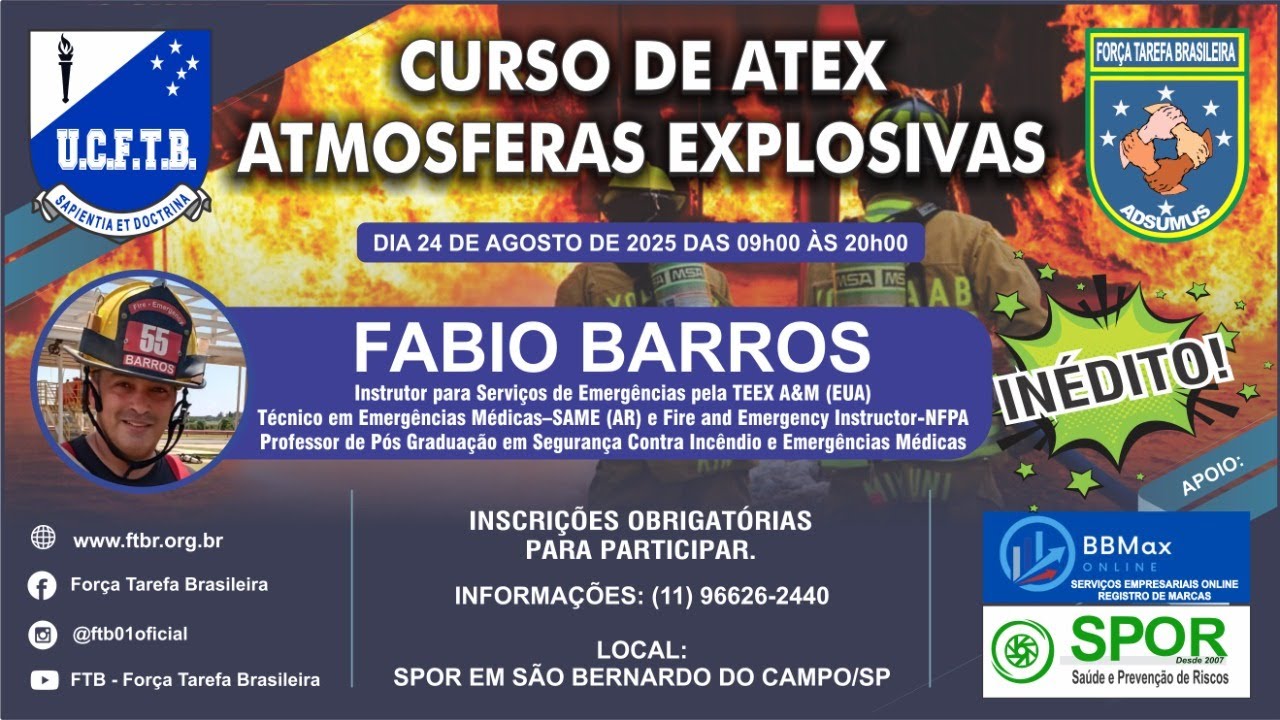 CURSO DE ATEX-ATMOSFERAS EXPLOSIVAS
