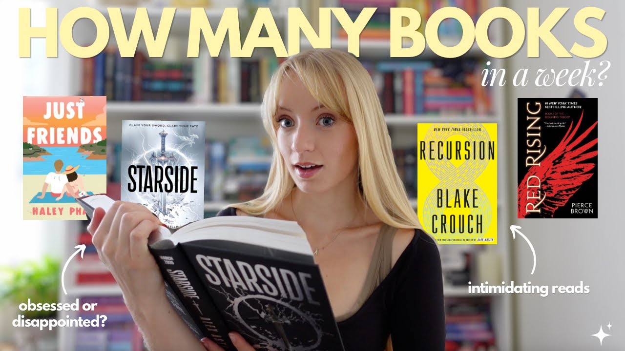 How many books can I ACTUALLY read in a week? (this was interesting..)