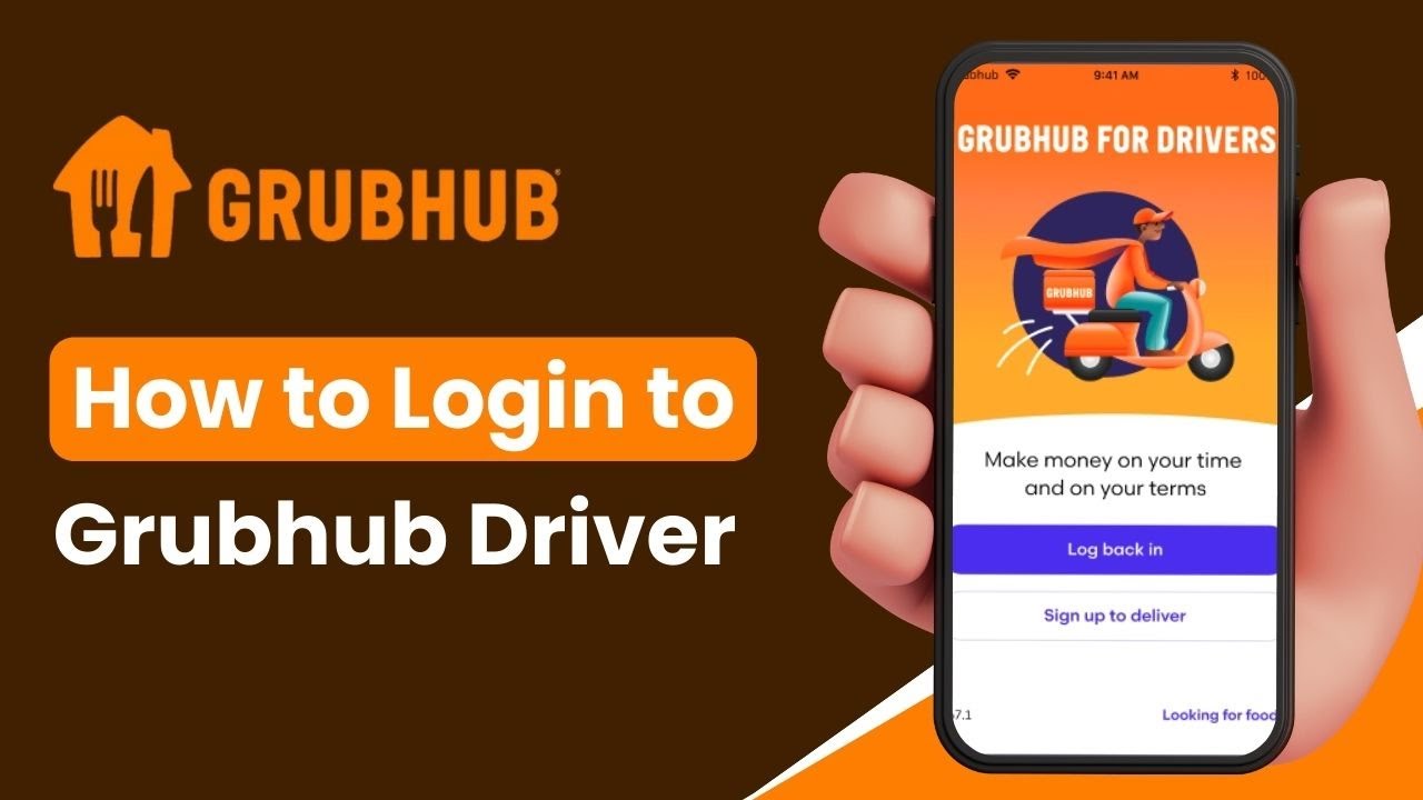 How to Login Grubhub Driver App !