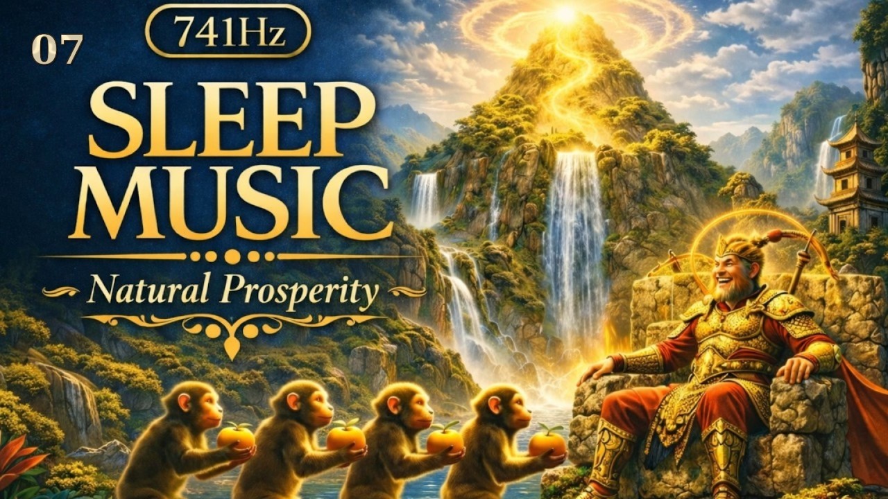 Deep Sleep Music 741Hz Soft Felt Piano | Flower Fruit Mountain Awakening | Attraction Space