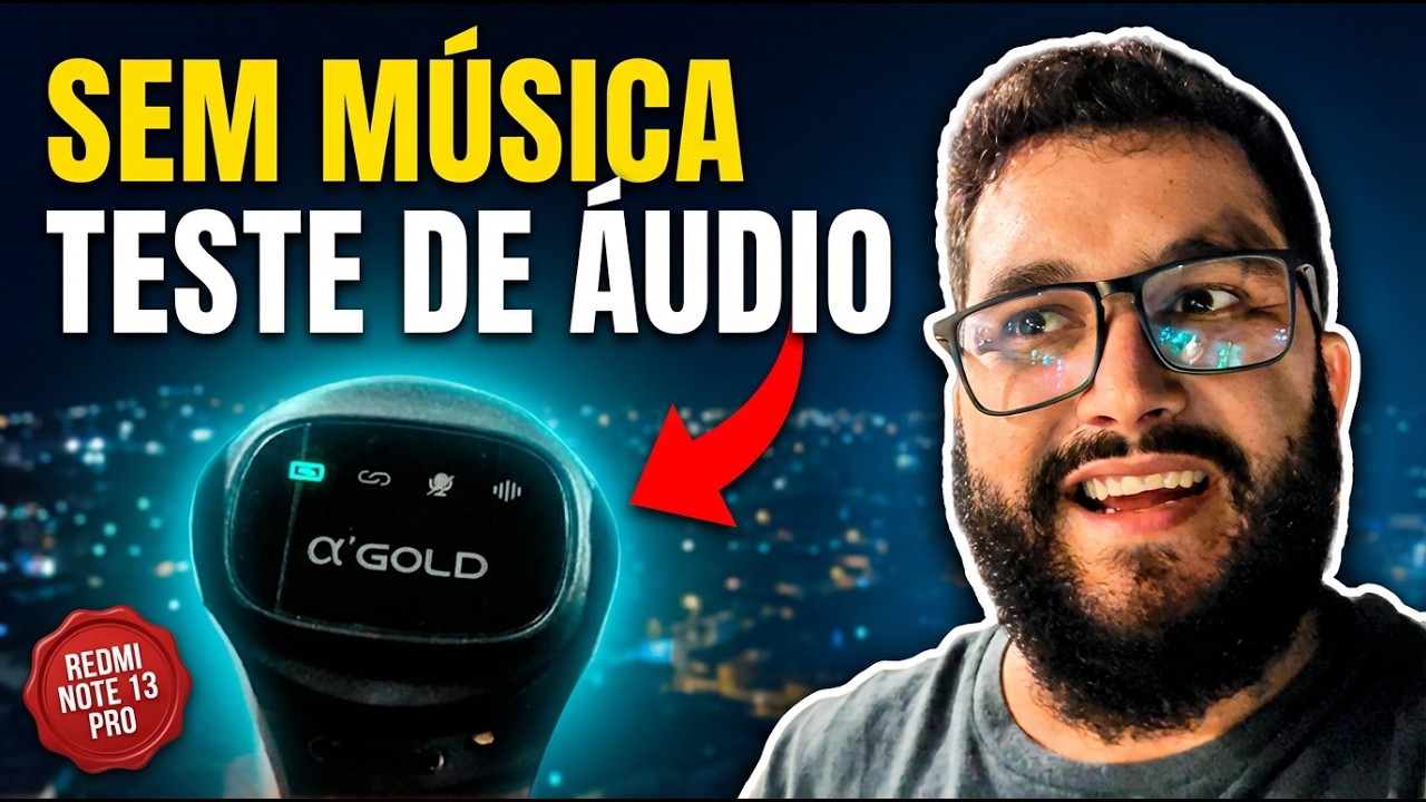 SEM MÚSICA! Review Microfone lapela a'gold