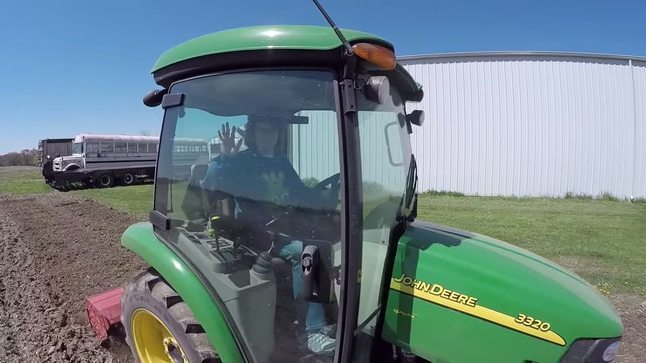 Sweet Corn Planting! Tilling with John Deere 3033R/3320 and Planting with JD 8410