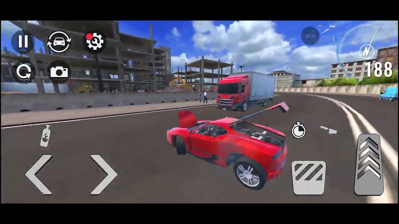 Играю в симулятор машин
