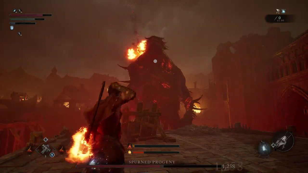 Spurned Progeny Plunge Attack Kill | Lords of the Fallen (Version 2.5)