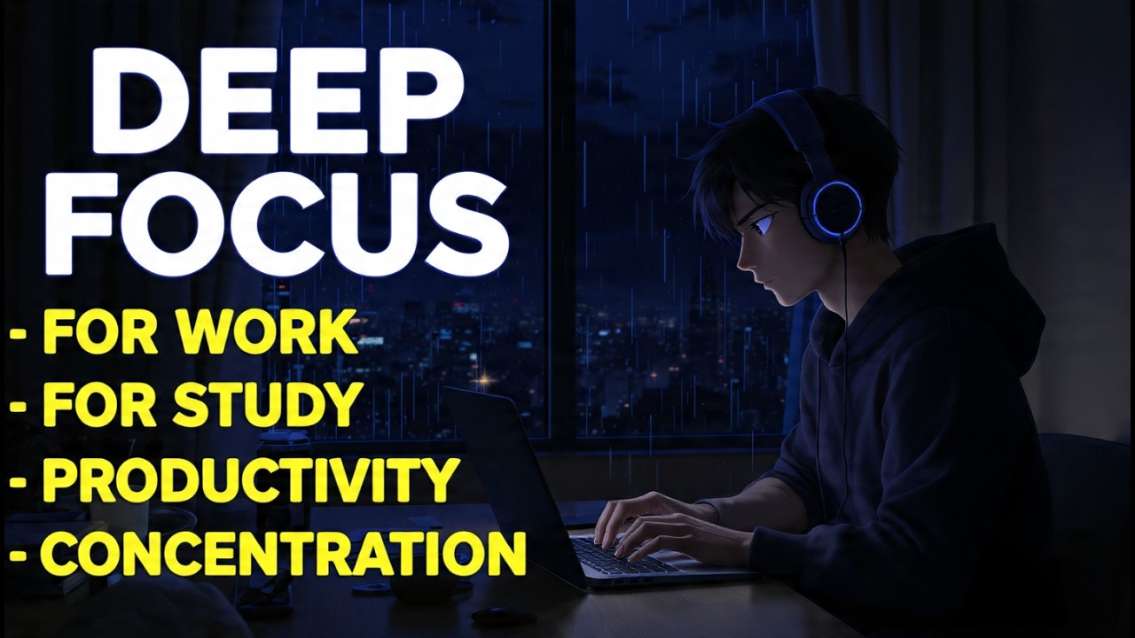 🔴 LIVE Deep Work Music | Relaxing Instrumental Background for Focus and Clarity