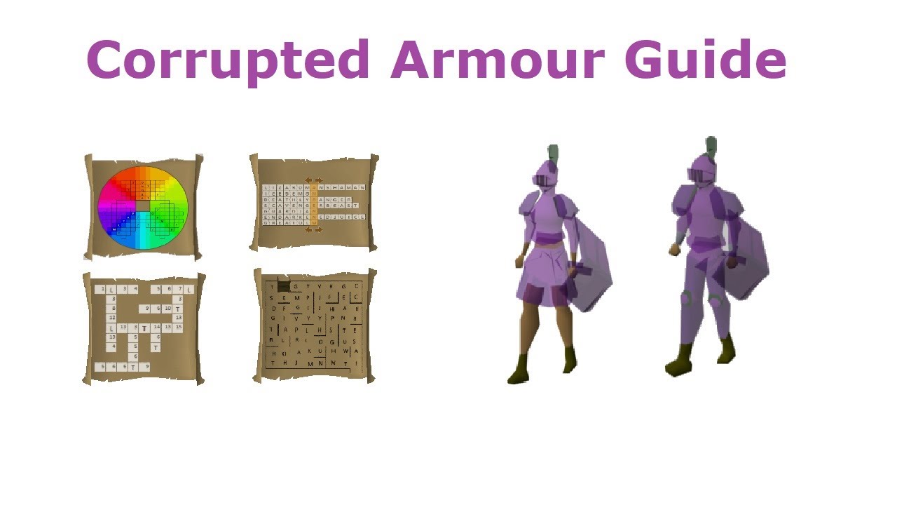 OSRS Corrupted Armour Guide | Christmas Corrupt Cluefest | Fashionscape | Quick